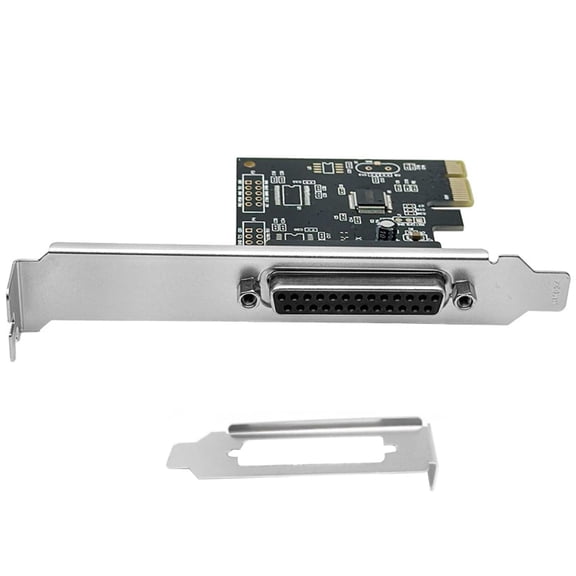 TAPDRA Single Parallel Port PCI-Express Card Fits x1 x4 x8 x16 Slots SPP EPP ECP 1.5MB/s Data Transfer for Legacy Devices