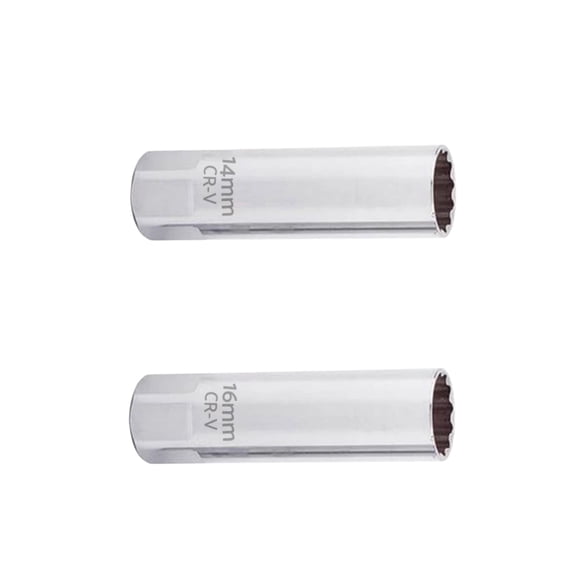 TAPDRA Spring Plate Spark Plug Socket Kit 14mm 16mm Size 3/8 Inch Interface Vanadium Steel For Car Motorcycle Auto Repair Garage Work