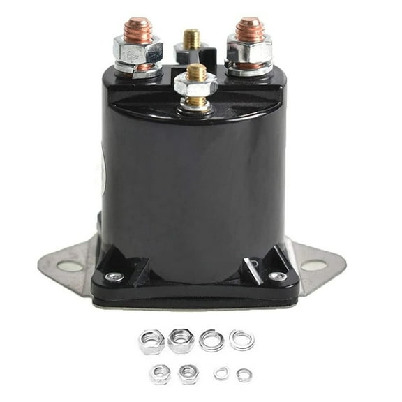 TAPDRA Starter Relay Solenoid for Club Car 12V 4 Terminal for DS Precedent Gas Golf Carts 1984 Upwards Replaces 1013609