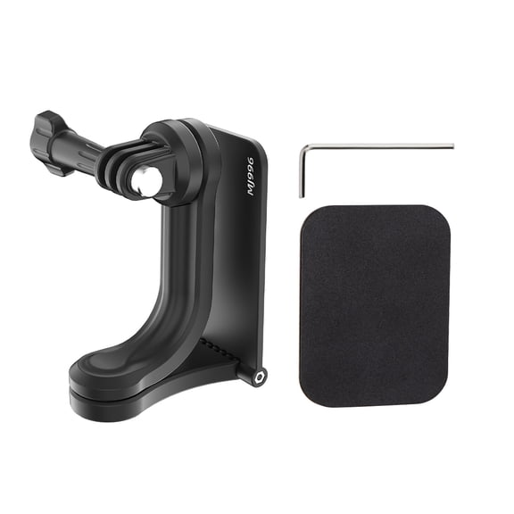 TAPDRA Store Action Camera Magnetic Mount with Adhesive Iron Sheet Multi-Axis Rotation Desktop Handle Universal Adjustment for DJI