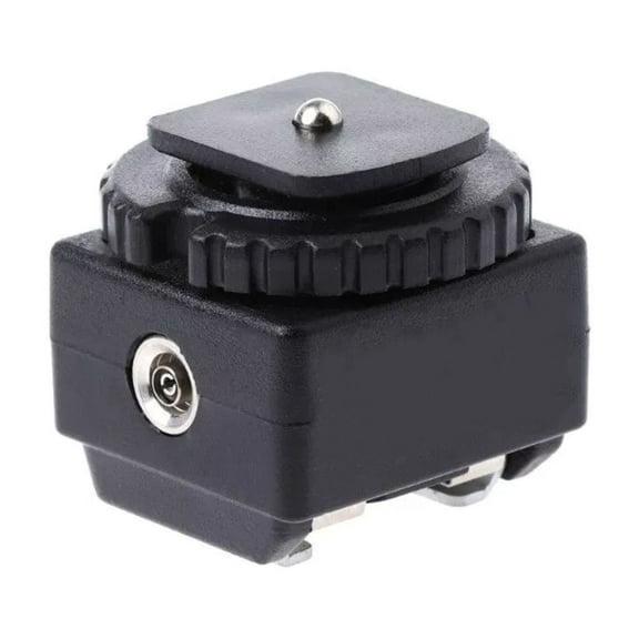 TAPDRA Store Flexible Lighting Solution PC Sync Socket-Equipped Flash Adapter for Canon & Nikon Cameras