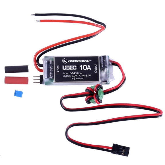 TAPDRA Store High Efficiency 10A UBEC Voltage Regulator Stable Output for RC Receivers Equipment, Adjustable Voltage Levels