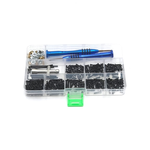 TAPDRA Store RC Car Screw Tool Kit for WLtoys/Feiyue Models Conveniently Organized Portable Box