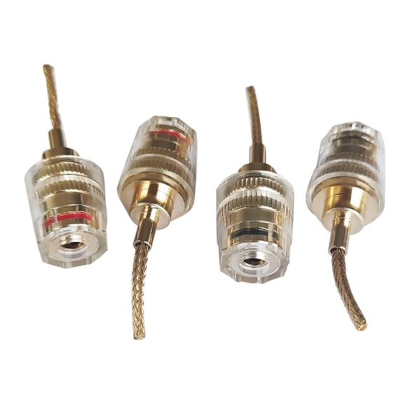 TAPDRA Store Versatile Audio Interface Solution 4mm Banana & 2mm Pin for Multiple Speaker Connection Needs