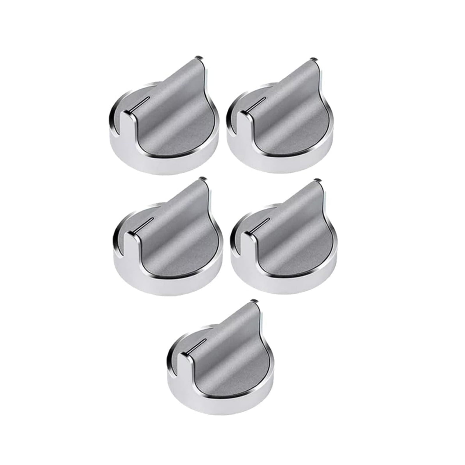 TAPDRA Stove Gas Range Knob WPW10594481 Control Replacement Part Stainless Steel and Metal for Whirlpool