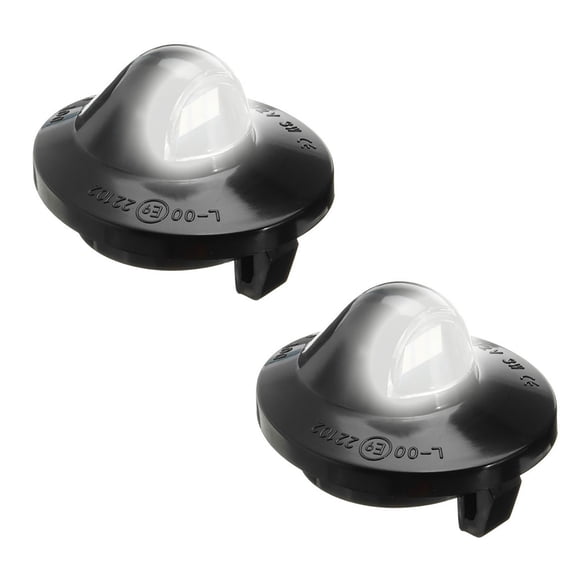 TAPDRA Super Bright LED License Plate Lights for Ford F-Series Superduty Bronco Bronco II Ranger Explorer Excursion Lincoln Black Shell