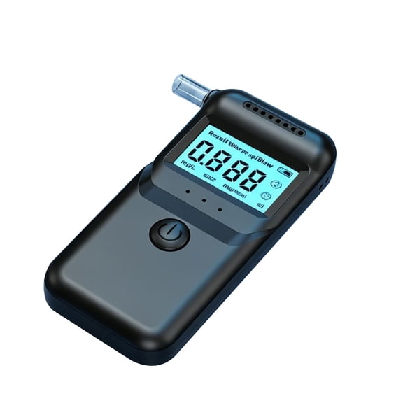 TAPDRA Switchable Unit Alcohol Detector with Removable Nozzles, Household & Workplace Portable Tester for Daily Alcohol Level Checking