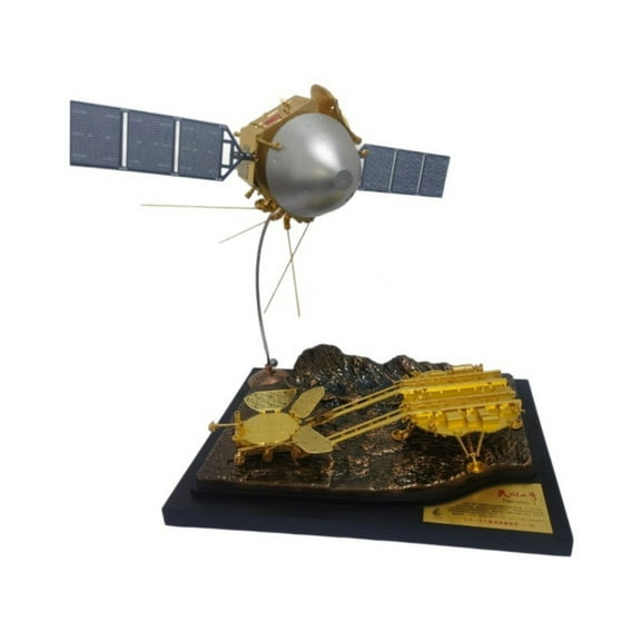 TAPDRA Tianwen-1 Mars Rover Spacecraft Model for Collection, High-Quality Alloy, 13in Length for Display & Shelf