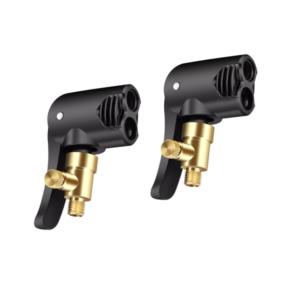 TAPDRA Tire Inflator Air Chuck for Schrader Presta Bike Car Motorcycle Brass Deflation Valve 7.8mm Thread Portable Easy Use 2pcs