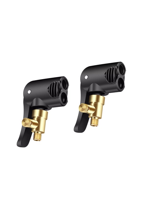 Tire Inflator Air Chuck for Schrader Presta Bike Car Motorcycle Brass Deflation Valve 7.8mm Thread Portable Easy Use 2pcs