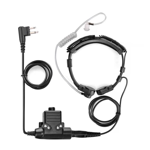 TAPDRA U94 PTT Cable with Kenwood Connector for Military and Tactical Communication