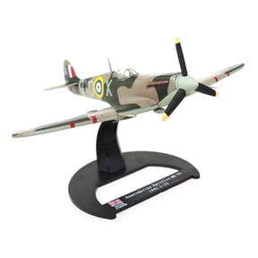 TAPDRA UK Air Force Spitfire Mk Vb Fighter Model 1:72 Scale Die Cast Alloy 13cm x 16cm for Showcase Display Gift