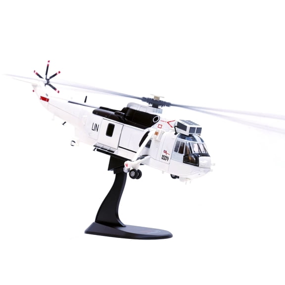TAPDRA UK Royal Navy Sea King HC 4 Helicopter Model 1/72 Scale Peacekeeping Force Alloy Diecast Gift Collection
