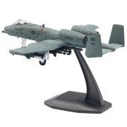 TAPDRA US Air Force A10 Warthog Attack Aircraft Model 1/100 Scale Alloy Plastic For Collectors Desk Shelf Showcase Decoration With Stand