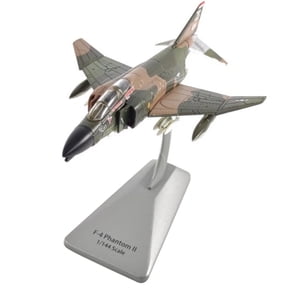 TAPDRA US Air Force F-4 Phantom II WWII Model 1:144 Scale Die Cast Alloy 14cm x 9.5cm for Showcase Display Gift