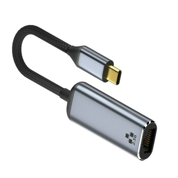 TAPDRA USB-C to Gigabit Ethernet Adapter High-Speed 2.5Gbps Connectivity for Laptops and Tablets