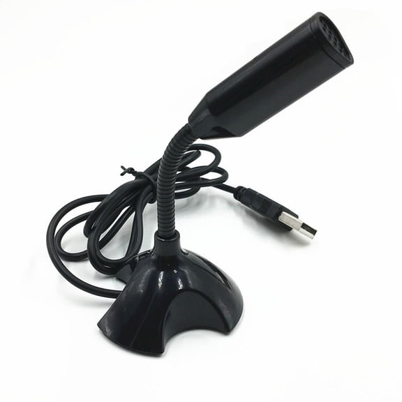TAPDRA USB Mini Desktop Microphone Noise-Cancelling, Plug & Play for PC and Laptop
