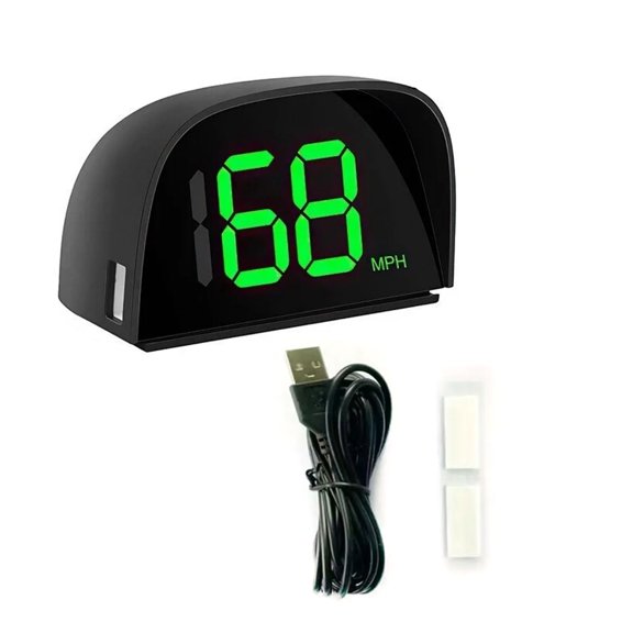 TAPDRA Universal GPS HUD Speedometer MPH Only Green Digital Display Stable Signal No Skip Speed For Car Truck Bus Bike Scooter
