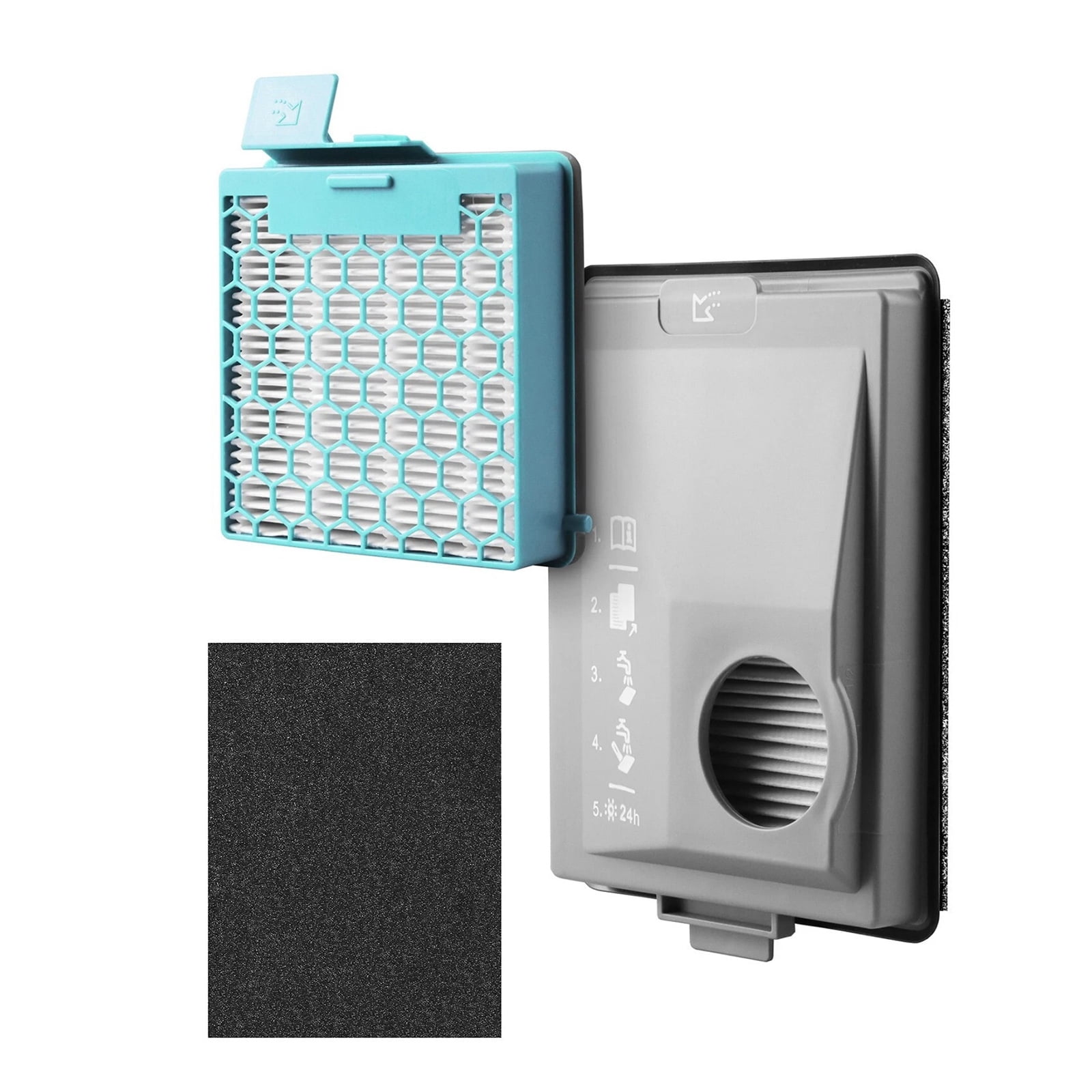 TAPDRA Vacuum Filter Kit Compatible Design SF-HY 60 Precise Fit For ...