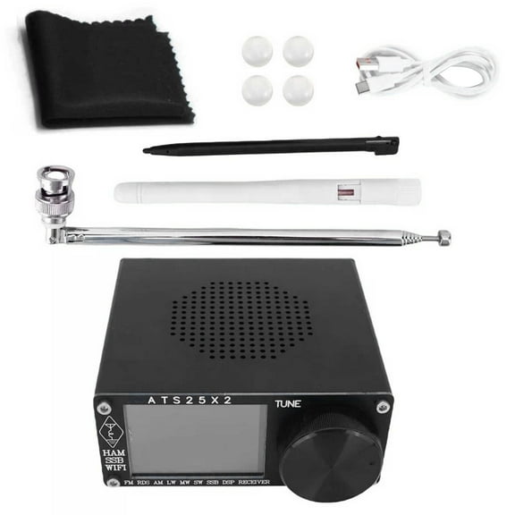 TAPDRA WIFI Radio for Broadcasting Enthusiasts FM/AM/SSB Modes, WIFI Time Sync, Rich Features for ATS25X2