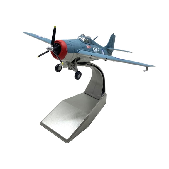 TAPDRA WWII US Navy Grumman F4F Wildcat Diecast Model 1:72 Scale for Display Collection Enthusiasts Gift