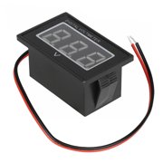 TAPDRA Waterproof Voltmeter for Electric Car 4.5-150V EZGO Club Car Blue Display Dustproof Shockproof Reverse Connection Protection