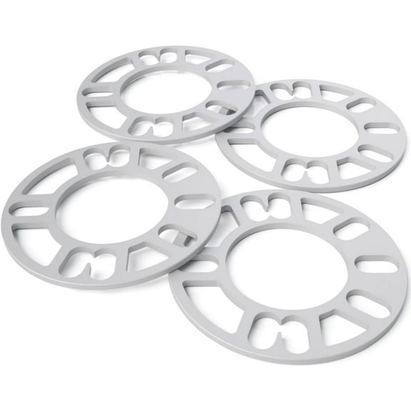 TAPDRA Wheel Spacers Universal 4 5 Lug 5mm Thick Aluminum 4x98 5x120 Increased Tire Clearance Stability Aggressive Stance
