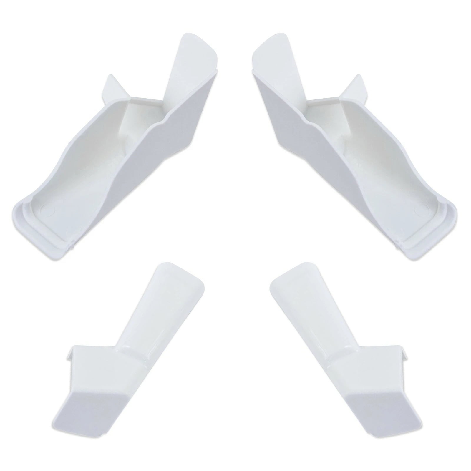 TAPDRA White RV Gutter Spout Extensions 4 Pack Prevent Black Streaks ...