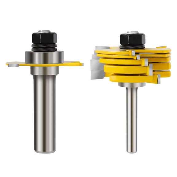 TAPDRA Wood Router Bit Alloy Construction Anti-Rust Coating High-Frequency Welded Joints DIY