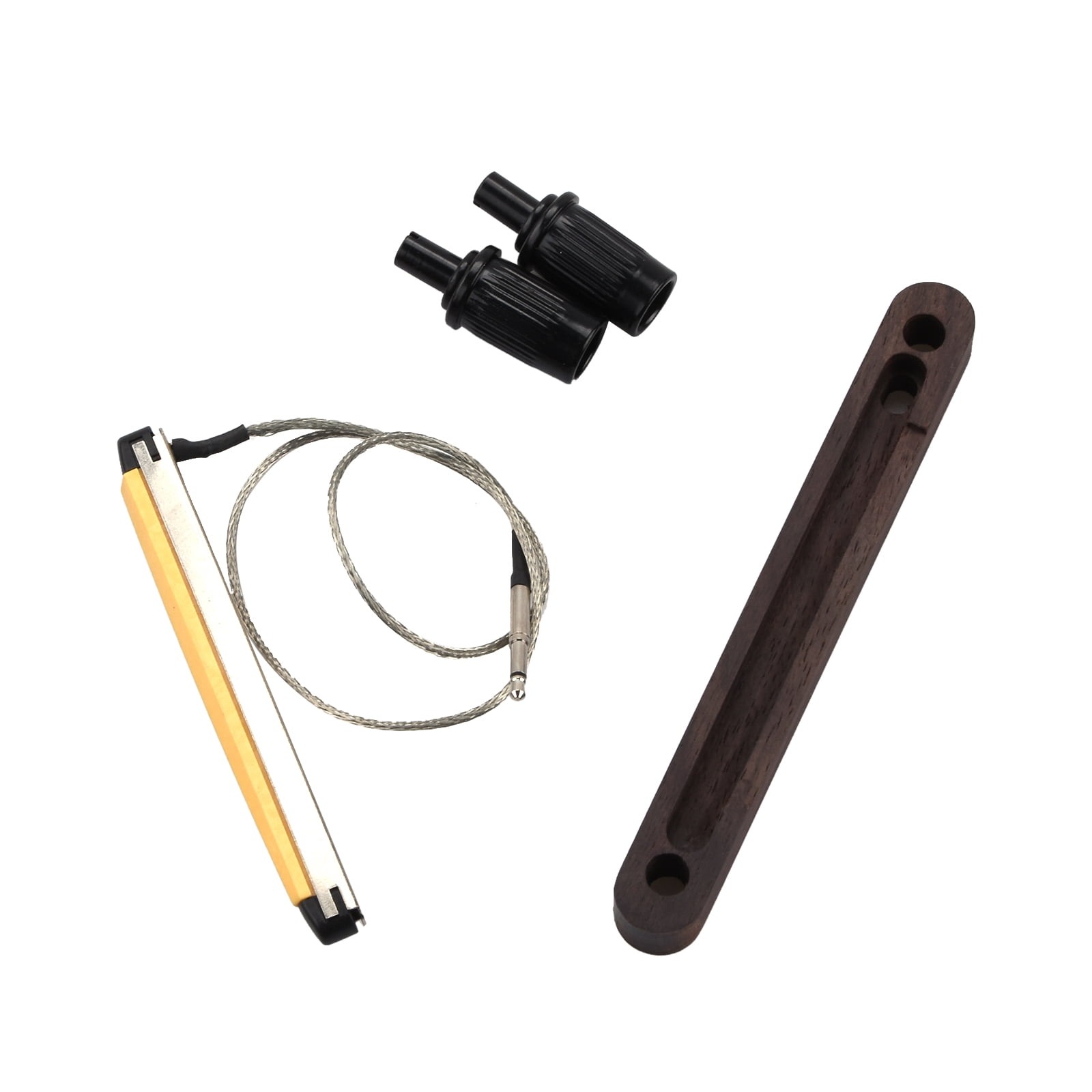 TAPDRA Wooden Bass Bridge With Piezo Transducer Pickup 6-String Acoustic Bass 2.5mm Jack For Studio Stage Performance
