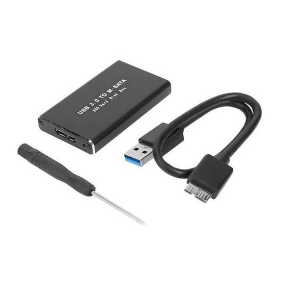 TAPDRA mSATA SSD External Enclosure USB 3.0 6Gbps Portable Aluminum Alloy Case for 30mm 30mm 30mm 50mm mSATA Drives