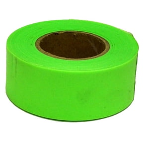 C.H. Hanson 17001 Flagging Tape, Glo Lime, 150 Ft. - Quantity 12