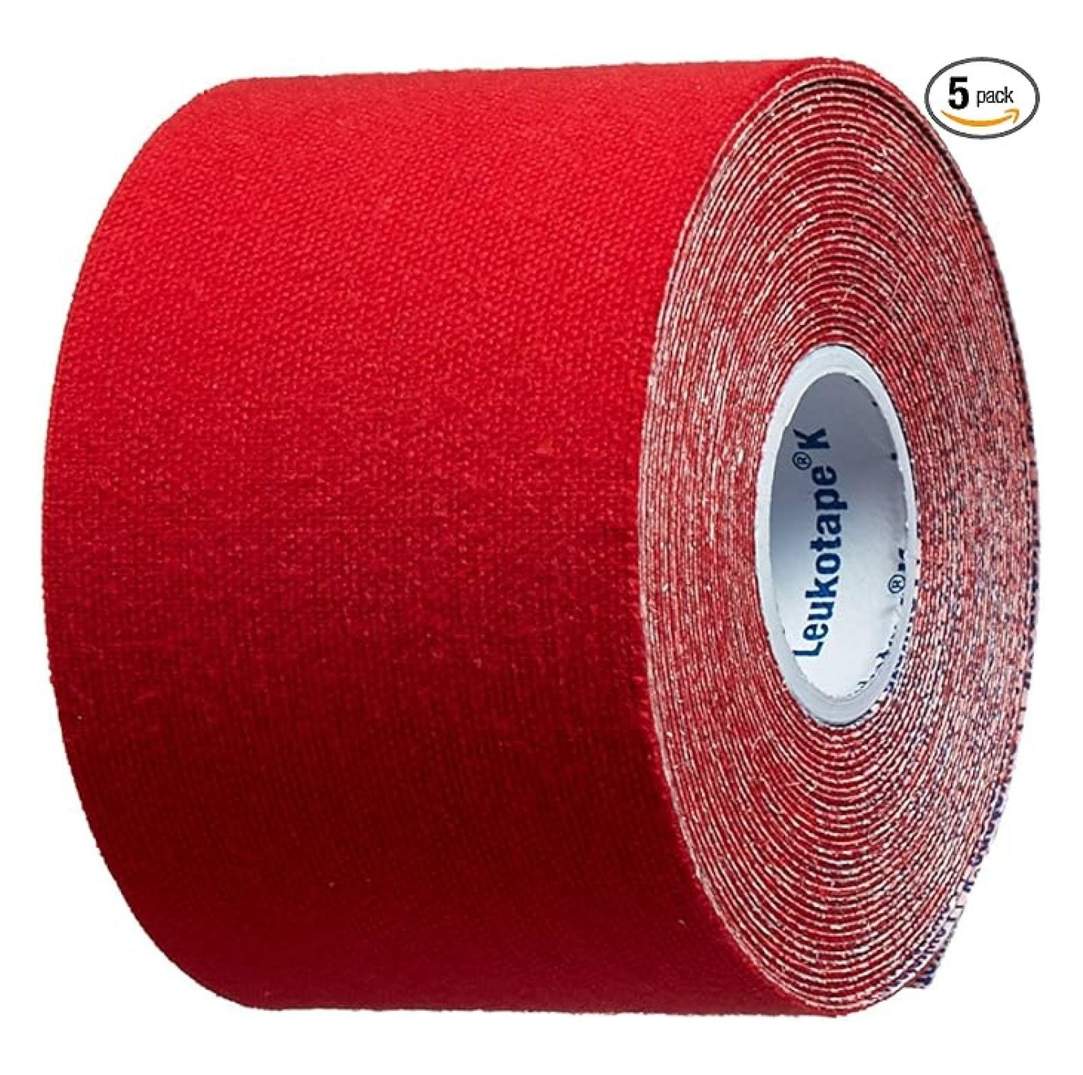 TAPE K 2 Inch X 5.4 Yard, Red (Pack of 5)