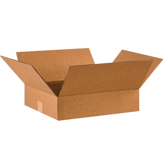 TAPE LOGIC 16 x 14 4 Corrugated Cardboard Boxes, Flat 16"L 14"W 4"H, Pack of 25 | Shipping, Packaging, Moving, Storage Box for Home or Business, Strong Wholesale Bulk Boxes