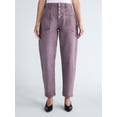 thumbnail image 1 of Scoop Women's and Women's Plus High Rise Tapered Leg Pants, 30'' Inseam, Sizes 0-28W, 1 of 5