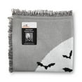 thumbnail image 1 of Way to Celebrate Halloween Soft Touch Multicolour Haunted House Jacquard Knitted Tapestry Throw, 1 of 5