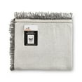 thumbnail image 1 of Way to Celebrate Halloween Soft Touch Black & White Skull Jacquard Knitted Tapestry Throw, 1 of 5