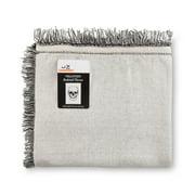 Way to Celebrate Halloween Soft Touch Black & White Skull Jacquard Knitted Tapestry Throw