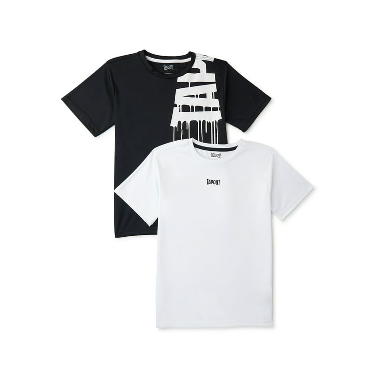 Betydelig Over hoved og skulder Proportional TAPOUT Boys Drip Logo Graphic T-Shirts, 2-Pack, Sizes 4-16 - Walmart.com