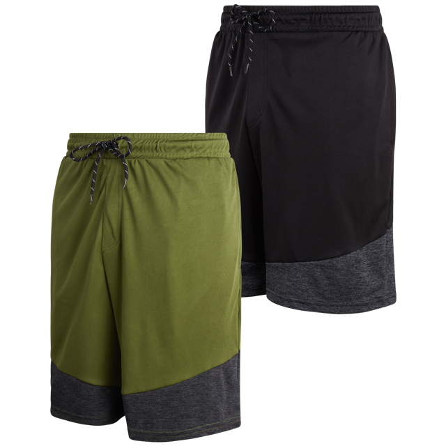 TAPOUT Men's Athletic Shorts 2 Pack Active Performance Basketball