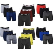 TAPOUT Mens Performance Boxer Briefs - 3-Pack Stretch Performance Training Underwear Breathable Athletic Fit No Fly