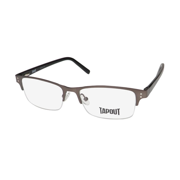 TAPOUT TAP840 EYEGLASS FRAME/GLASSES HALF-RIM AUTHENTIC DESIGNER EYEWEAR OPTICAL