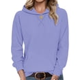 thumbnail image 1 of TARAINYA Women Hoodie Pullover Long Sleeve Casual Hooded Sweatshirt with Pocket Fall Winter Tops, 1 of 8