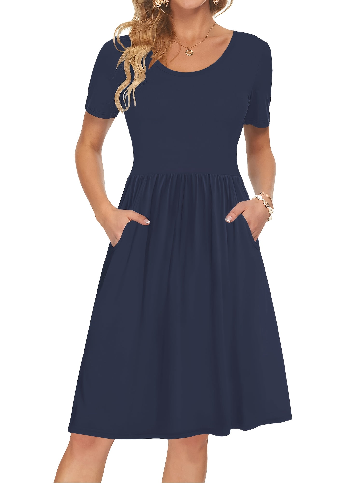 empire waist cocktail dress knee length S.L. Fashions 9133273 - Knee-length 100% Polyester Sheath Dress
