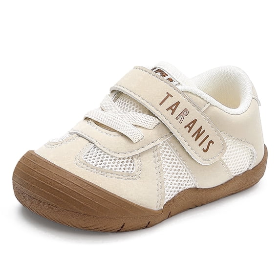 TARANIS Baby First Walking Shoes for Boys and Girls, Breathable Barefoot Wide Toe Box Infant Shoes