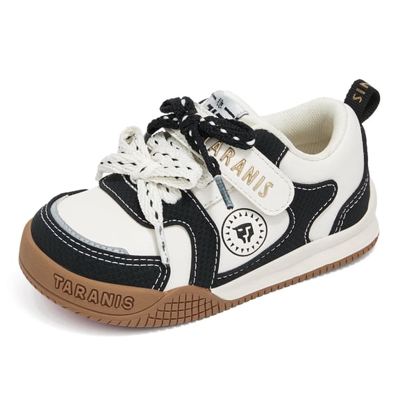 TARANIS Toddler Baby Girls Boys First Walking Shoes, Wide Toe Box Non-Slip Kids Sneakers for Indoor Outdoor