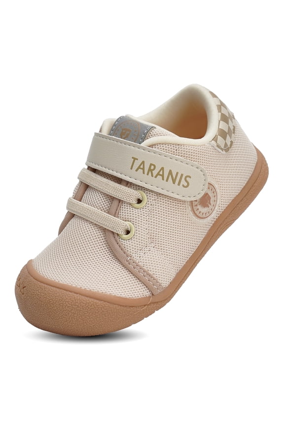 Toddler Baby Boys Girls Barefoot Sneakers with Wide Toe Box, Lightweight Non-Slip First Walking Shoes