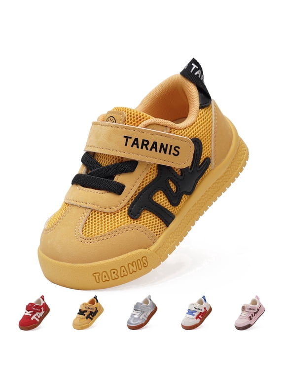 Toddler Shoes for Boys and Girls, Non-Slip Breathable Wide Toe Baby Sneakers