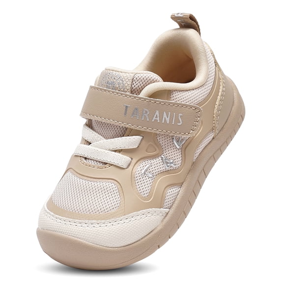 TARANIS Wide Toe Toddler Shoes for Boys Girls, Closed Toe Sneakers with Flexible Design