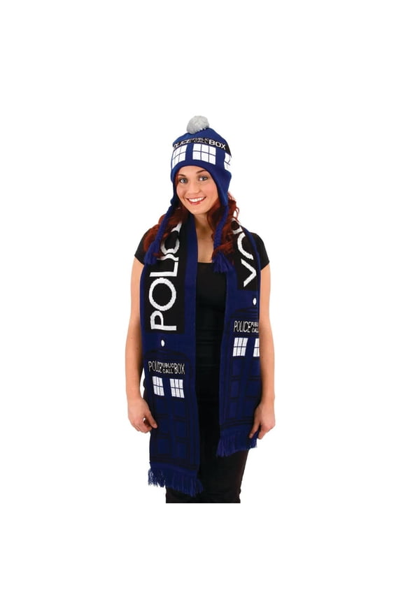 Elope Dr. Who Tardis Laplander Hat Officially Licensed One Size